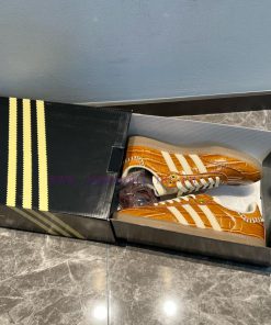 Wales Bonner x Adidas Originals Samba "Wonder White Night Brown" with crocodile embossed extpvq0wtwd