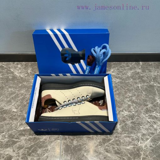 Top Brain Dead x adidas Origins STAN SMITH Brain Death Brown ️ This shoe features a popular riw4yi0u - Image 2