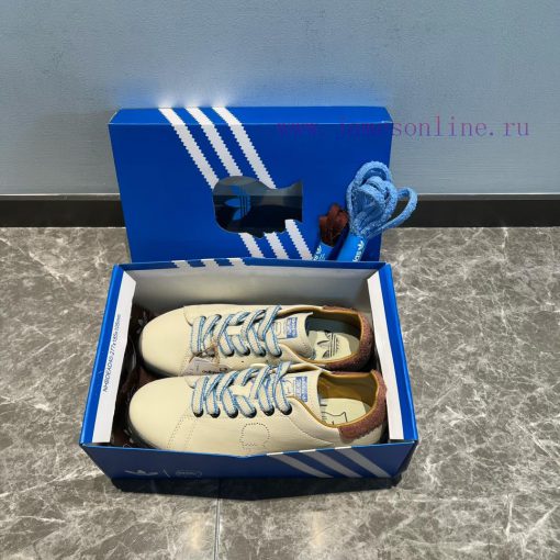 Top Brain Dead x adidas Origins STAN SMITH Brain Death Brown ️ This shoe features a popular riw4yi0u - Image 4