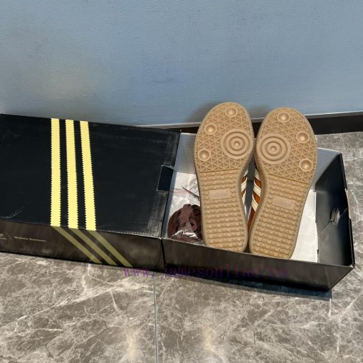 Wales Bonner x Adidas Originals Samba "Wonder White Night Brown" with crocodile embossed extpvq0wtwd - Image 10