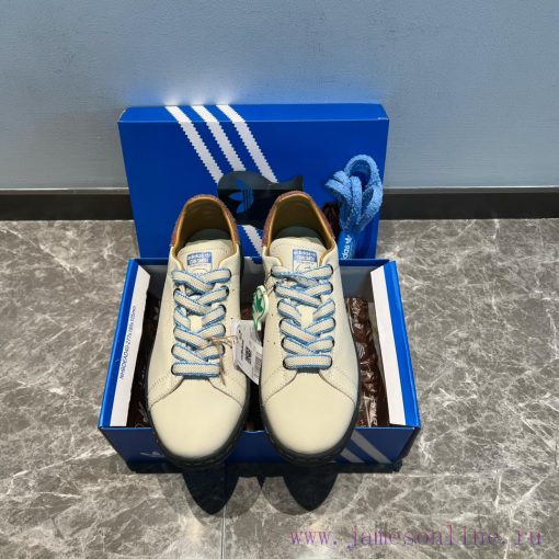 Top Brain Dead x adidas Origins STAN SMITH Brain Death Brown ️ This shoe features a popular riw4yi0u - Image 5