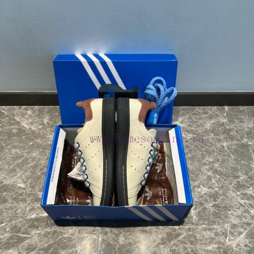 Top Brain Dead x adidas Origins STAN SMITH Brain Death Brown ️ This shoe features a popular riw4yi0u - Image 8