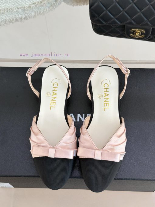 Chanel | Chanel 25C Early Spring New ProductSatin bow sandals seriesThe French style is so bp1xyhs0d - Image 5