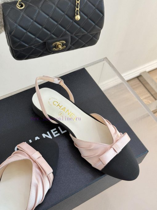 Chanel | Chanel 25C Early Spring New ProductSatin bow sandals seriesThe French style is so bp1xyhs0d - Image 6