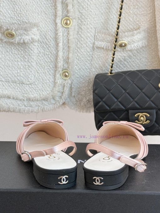 Chanel | Chanel 25C Early Spring New ProductSatin bow sandals seriesThe French style is so bp1xyhs0d - Image 7