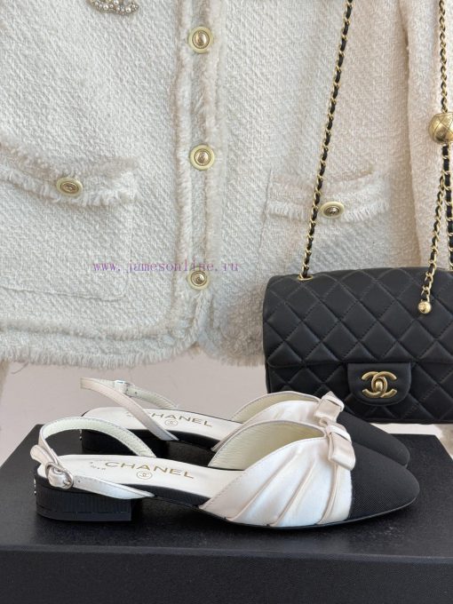 Chanel | Chanel 25C Early Spring New ProductSatin bow sandals seriesThe French style is so bisbgnvq9 - Image 2