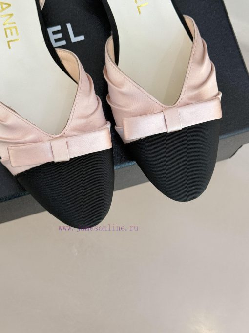 Chanel | Chanel 25C Early Spring New ProductSatin bow sandals seriesThe French style is so bp1xyhs0d - Image 8