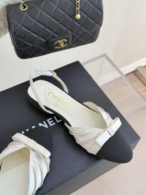 Chanel | Chanel 25C Early Spring New ProductSatin bow sandals seriesThe French style is so bisbgnvq9 - Image 6