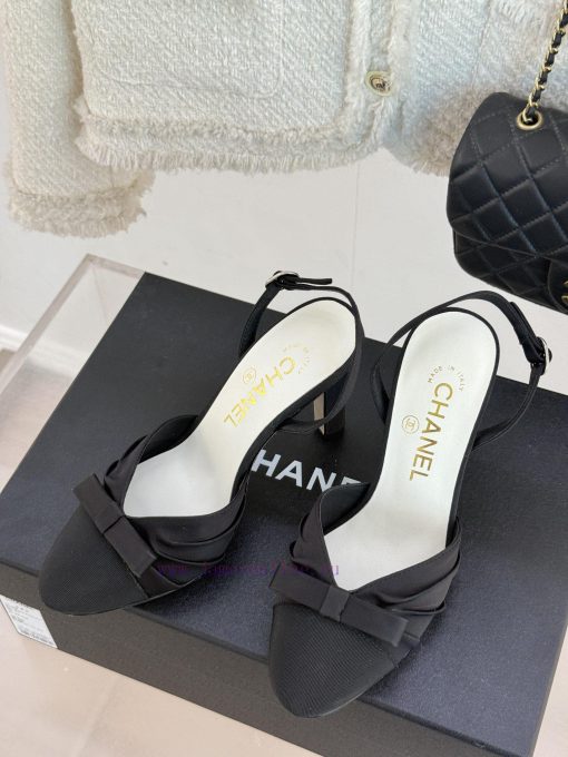 Chanel | Chanel 25C Early Spring New ProductSatin bow sandals seriesThe French style is so bduz0rdlu - Image 3