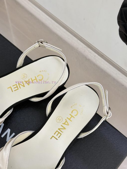 Chanel | Chanel 25C Early Spring New ProductSatin bow sandals seriesThe French style is so bisbgnvq9 - Image 9