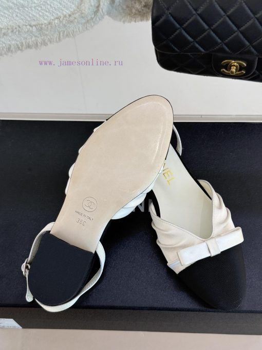 Chanel | Chanel 25C Early Spring New ProductSatin bow sandals seriesThe French style is so bisbgnvq9 - Image 10