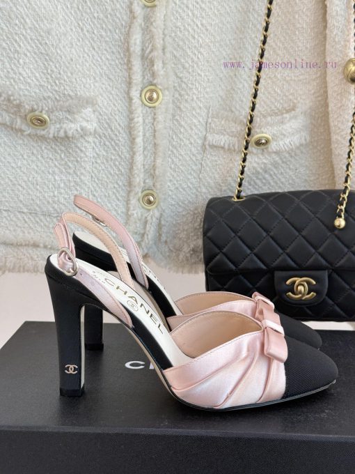 Chanel | Chanel 25C Early Spring New ProductSatin bow sandals seriesThe French style is so b2978azeu - Image 2