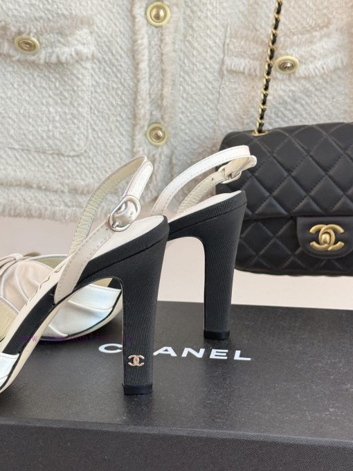 Chanel | Chanel 25C Early Spring New ProductSatin bow sandals seriesThe French style is so b95bqql48 - Image 7