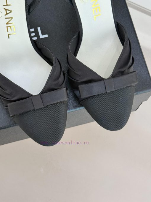 Chanel | Chanel 25C Early Spring New ProductSatin bow sandals seriesThe French style is so bduz0rdlu - Image 8