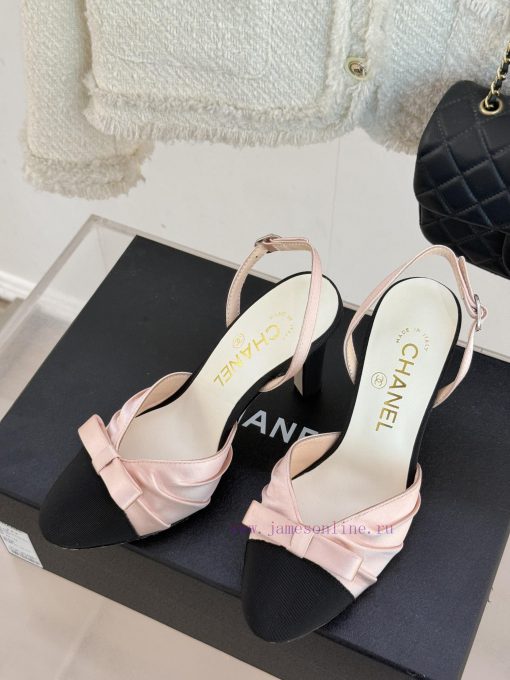 Chanel | Chanel 25C Early Spring New ProductSatin bow sandals seriesThe French style is so b2978azeu - Image 3