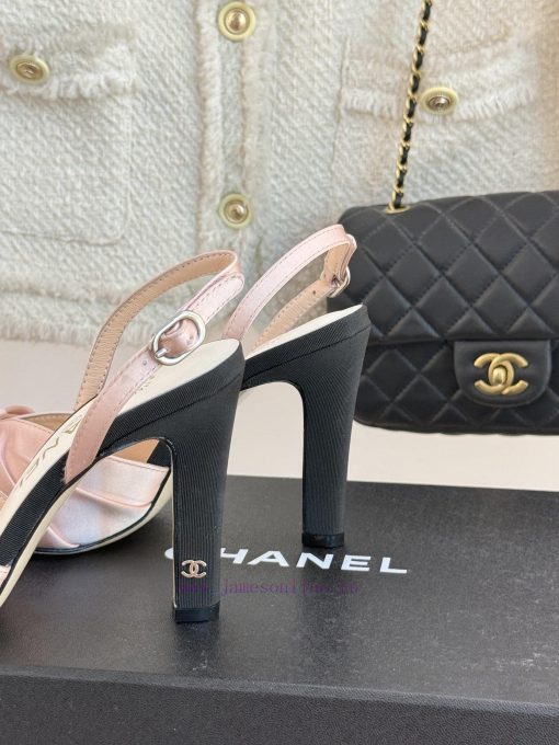 Chanel | Chanel 25C Early Spring New ProductSatin bow sandals seriesThe French style is so b2978azeu - Image 7