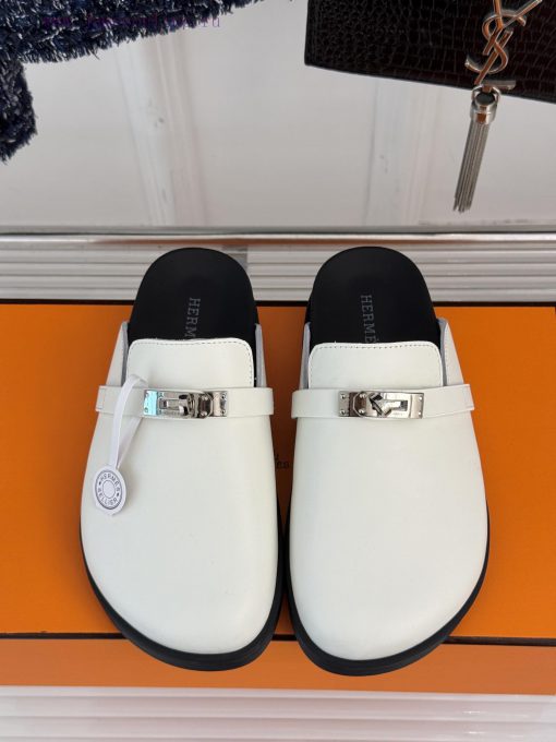 Male size 10Hermer/Hermes Classic Kelly Buckle Bocken SlippersA must-have for autumn and win8qwy4xcm - Image 5