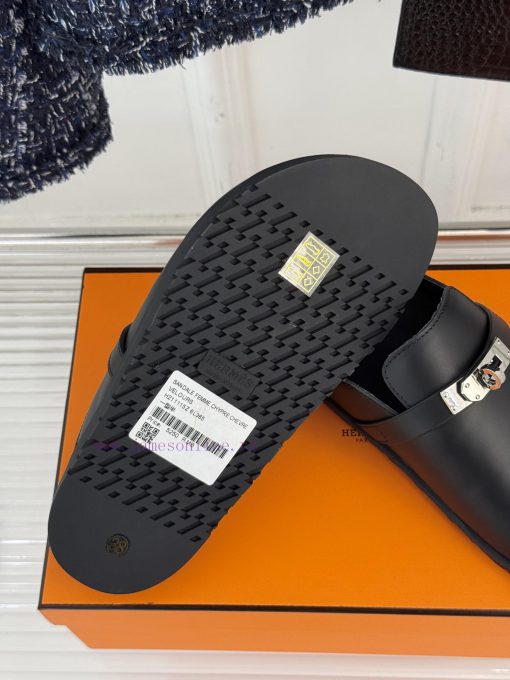 Male size 10Hermer/Hermes Classic Kelly Buckle Bocken SlippersA must-have for autumn and winn6y55n7x - Image 10