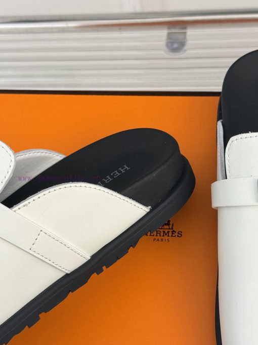 Male size 10Hermer/Hermes Classic Kelly Buckle Bocken SlippersA must-have for autumn and win8qwy4xcm - Image 7