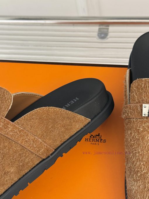 Male size 10Hermer/Hermes Classic Kelly Buckle Bocken SlippersA must-have for autumn and win6jezcrxt - Image 7