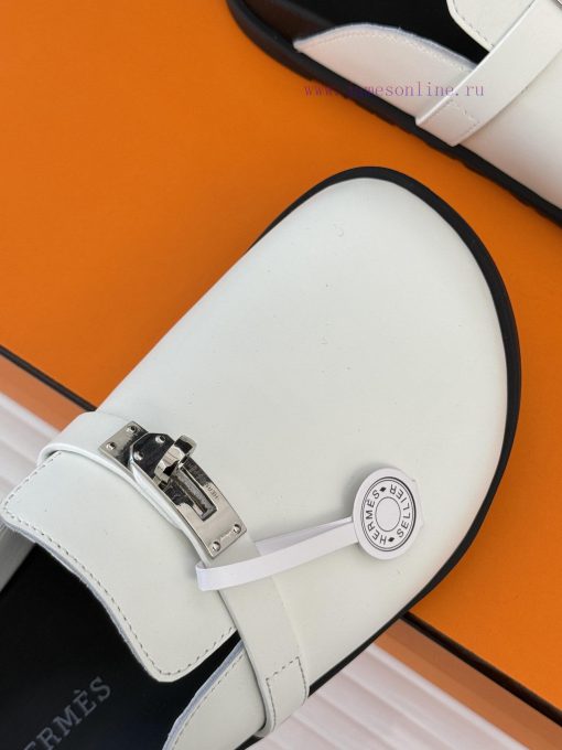 Male size 10Hermer/Hermes Classic Kelly Buckle Bocken SlippersA must-have for autumn and win8qwy4xcm - Image 8