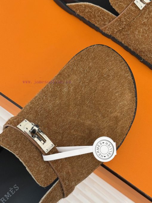 Male size 10Hermer/Hermes Classic Kelly Buckle Bocken SlippersA must-have for autumn and win6jezcrxt - Image 8