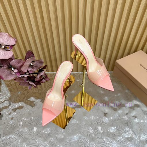 Gianvito Rossi 2024 Classic Pointed PVC Film High Heels Half Drag————————————Its appearance h2v8wovj - Image 2