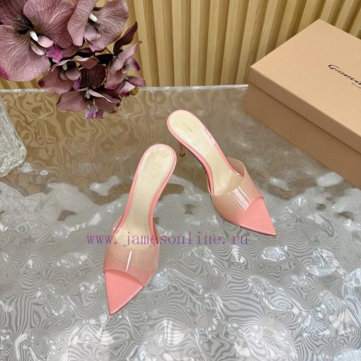 Gianvito Rossi 2024 Classic Pointed PVC Film High Heels Half Drag————————————Its appearance h2v8wovj - Image 8
