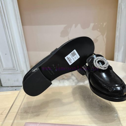 MACH&MACH 2024 Autumn/Winter New Crystal Buckle Women's Shoes Letter Logo Hardware Buckle Lobcyncn80 - Image 8