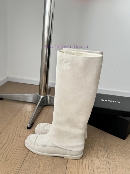 Chanel 25C Early Spring New Collection, Most Beautiful Suede BootsChanel's life boots are trhhn41lh5 - Image 3