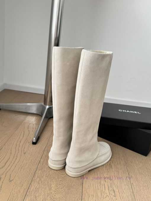 Chanel 25C Early Spring New Collection, Most Beautiful Suede BootsChanel's life boots are trhhn41lh5 - Image 4