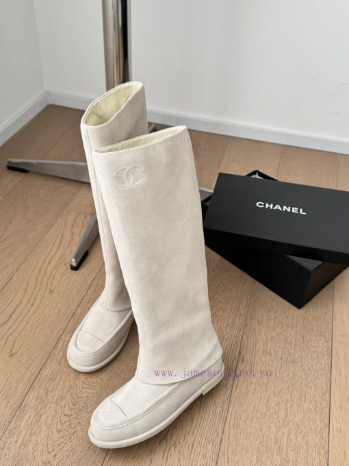 Chanel 25C Early Spring New Collection, Most Beautiful Suede BootsChanel's life boots are trhhn41lh5 - Image 5