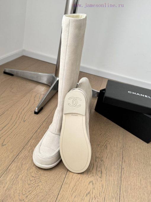 Chanel 25C Early Spring New Collection, Most Beautiful Suede BootsChanel's life boots are trhhn41lh5 - Image 6
