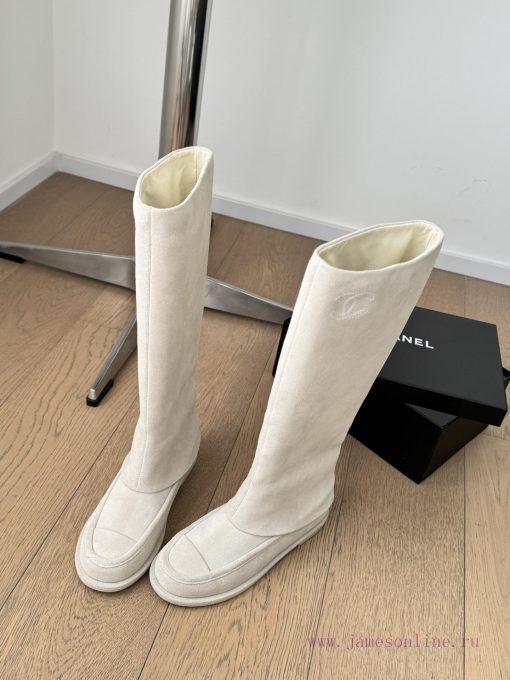 Chanel 25C Early Spring New Collection, Most Beautiful Suede BootsChanel's life boots are trhhn41lh5 - Image 7