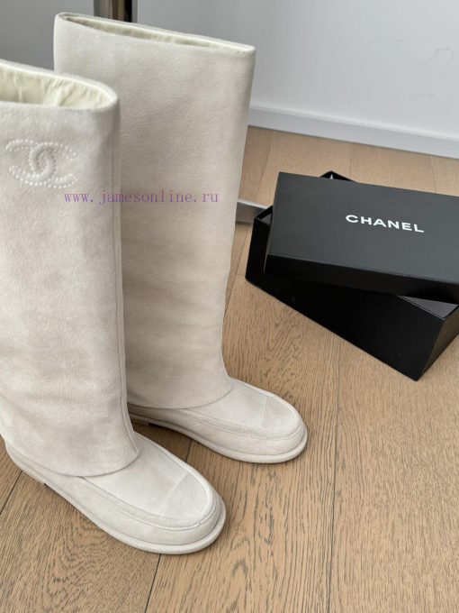 Chanel 25C Early Spring New Collection, Most Beautiful Suede BootsChanel's life boots are trhhn41lh5 - Image 8