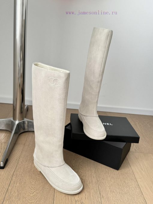 Chanel 25C Early Spring New Collection, Most Beautiful Suede BootsChanel's life boots are trhhn41lh5 - Image 10