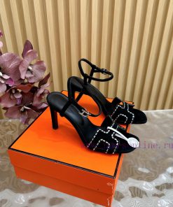 2024 New Collection: Herm è s/Herm è s Classic High Heel Hot Diamond Sandals with a retro deps9wrmgt
