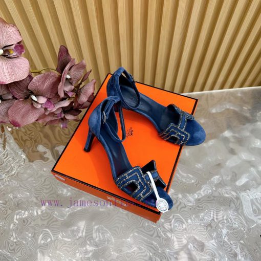 2024 New Collection: Herm è s/Herm è s Classic High Heel Hot Diamond Sandals with a retro dexjgjbyqq - Image 3