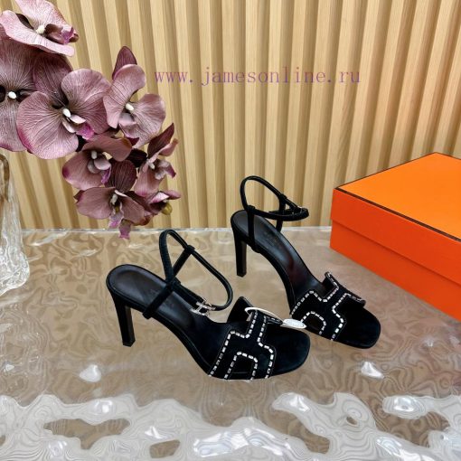 2024 New Collection: Herm è s/Herm è s Classic High Heel Hot Diamond Sandals with a retro deps9wrmgt - Image 11
