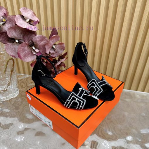 2024 New Collection: Herm è s/Herm è s Classic High Heel Hot Diamond Sandals with a retro dedivrz1b4 - Image 4
