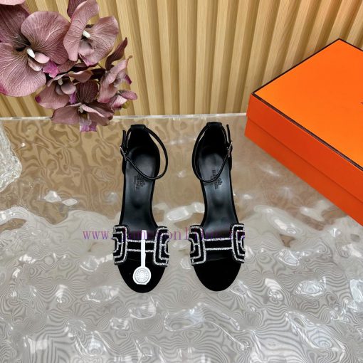 2024 New Collection: Herm è s/Herm è s Classic High Heel Hot Diamond Sandals with a retro dedivrz1b4 - Image 5