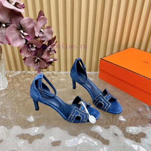 2024 New Collection: Herm è s/Herm è s Classic High Heel Hot Diamond Sandals with a retro dexjgjbyqq - Image 8