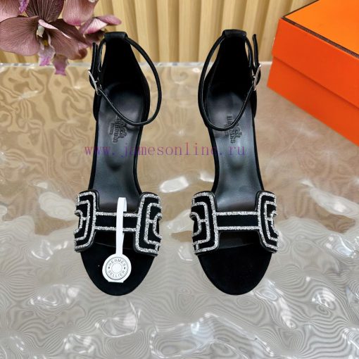 2024 New Collection: Herm è s/Herm è s Classic High Heel Hot Diamond Sandals with a retro dedivrz1b4 - Image 6