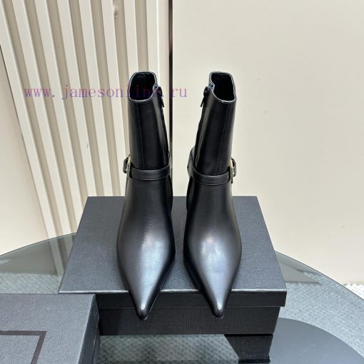 Saint Lauren YSL Saint LaurentSide zipper short boot versionThe latest autumn and winter 202jxmokg4p - Image 3