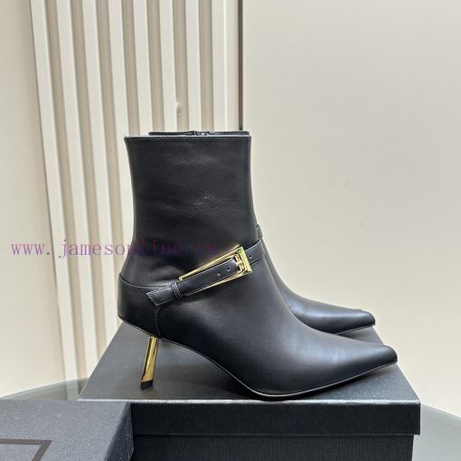 Saint Lauren YSL Saint LaurentSide zipper short boot versionThe latest autumn and winter 202jxmokg4p - Image 5