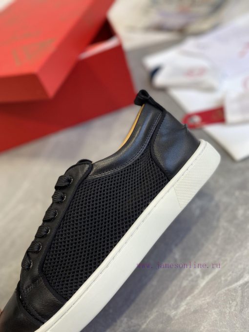 ╔ Low cut black mesh light version ╗️Top level customized version𝑪𝒉𝒓𝒊𝒔𝒕𝒊𝒂𝒏 𝑳𝒐𝒖𝒃𝒐𝒖𝒕𝒊𝒏Whether n2m1xfe7 - Image 7