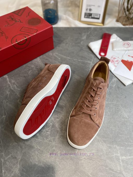 ╔ Low cut brown red light version ╗️Top level customized version𝑪𝒉𝒓𝒊𝒔𝒕𝒊𝒂𝒏 𝑳𝒐𝒖𝒃𝒐𝒖𝒕𝒊𝒏Whether izr7fu6c8 - Image 3