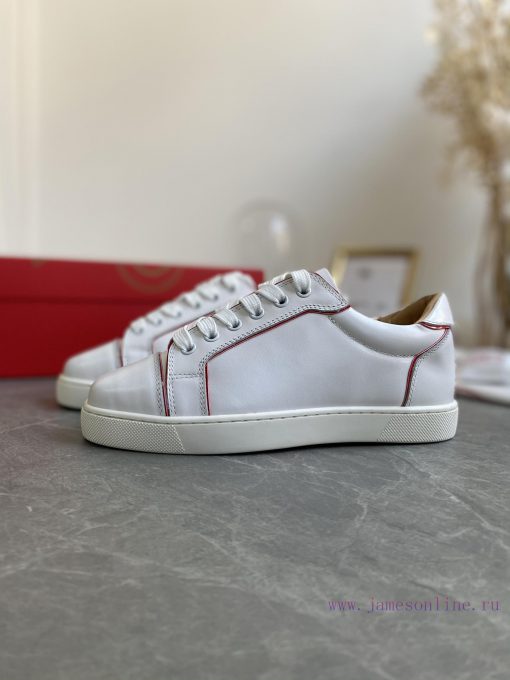 ╔ Low cut white red stripe light version ╗️Top level customized version𝑪𝒉𝒓𝒊𝒔𝒕𝒊𝒂𝒏 𝑳𝒐𝒖𝒃𝒐𝒖𝒕𝒊𝒏Wh3d1qg8ew - Image 5