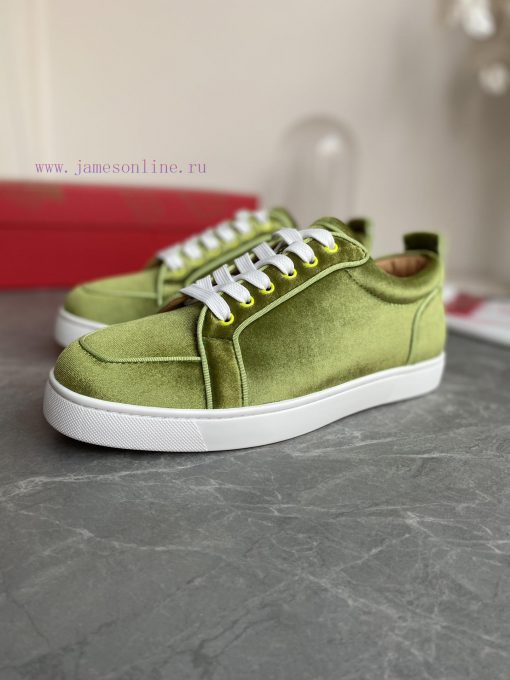 ╔ Low cut grass green velvet light version ╗️Top level customized version𝑪𝒉𝒓𝒊𝒔𝒕𝒊𝒂𝒏 𝑳𝒐𝒖𝒃𝒐𝒖𝒕𝒊𝒏87zqj1py - Image 5