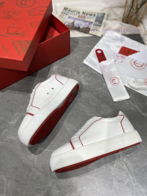 ╔ Low cut thick bottom white red stripe light version ╗️Top level customized version𝑪𝒉𝒓𝒊𝒔𝒕𝒊𝒂gtam4ehf - Image 5